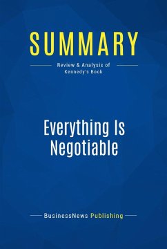 Cover Summary: Everything Is Negotiable (eBook, ePUB)