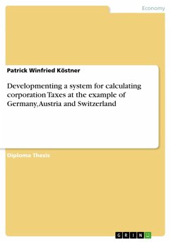 Developmenting a system for calculating corporation Taxes at the example of Germany, Austria and Switzerland (eBook, ePUB) Developmenting a system for calculating corporation Taxes at the example of Germany, Austria and Switzerland (eBook, ePUB)