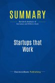 Summary: Startups that Work (eBook, ePUB)