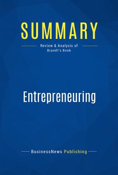 Summary: Entrepreneuring (eBook, ePUB) - BusinessNews Publishing
