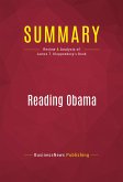 Summary: Reading Obama (eBook, ePUB)
