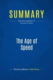 Summary: The Age of Speed (eBook, ePUB)