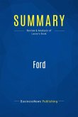 Summary: Ford (eBook, ePUB)