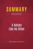 Summary: A Nation Like No Other (eBook, ePUB)