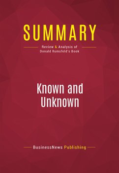 Summary: Known and Unknown (eBook, ePUB) - Businessnews Publishing