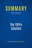 Summary: The 110% Solution (eBook, ePUB)