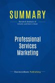 Summary: Professional Services Marketing (eBook, ePUB)