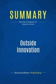 Summary: Outside Innovation (eBook, ePUB)