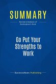Summary: Go Put Your Strengths to Work (eBook, ePUB)