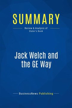 Cover Summary: Jack Welch and the GE Way (eBook, ePUB)