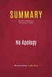 Summary: No Apology (eBook, ePUB) - Bild 1