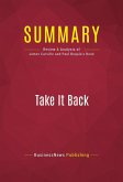 Summary: Take It Back (eBook, ePUB)