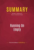 Summary: Running On Empty (eBook, ePUB)