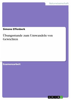 Übungsstunde zum Umwandeln von Gewichten (eBook, ePUB)