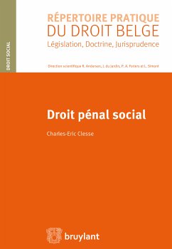 Droit pénal social (eBook, ePUB) - Clesse, Charles-Éric