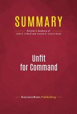 Summary: Unfit For Command (eBook, ePUB)