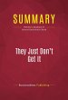 Summary: They Just Don't Get It (eBook,... - Bild 1