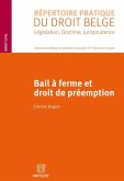 Bail à ferme et droit de préemption (eBook, ePUB)