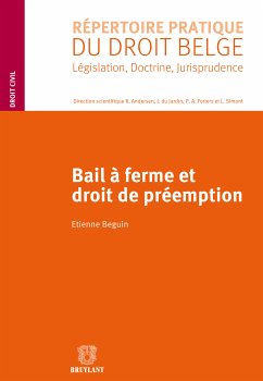 Bail à ferme et droit de préemption (eBook, ePUB) - Beguin, Etienne