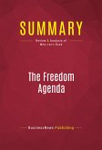 Summary: The Freedom Agenda (eBook, ePUB)