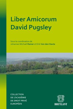 Mélanges en l'honneur de David Pugsley (eBook, ePUB) - Rainer, Johannes Michaël; Van den Haute, Erik