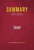 Summary: Think! (eBook, ePUB)