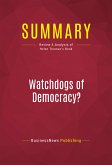 Summary: Watchdogs of Democracy? (eBook, ePUB)