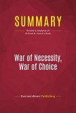 Summary: War of Necessity, War of Choice (eBook, ePUB)