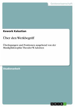 Über den Werkbegriff (eBook, ePUB) - Kalustian, Kework