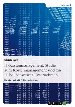 IT-Kostenmanagement. Studie zum Kostenmanagement und zur IT bei Schweizer Unternehmen (eBook, ePUB)