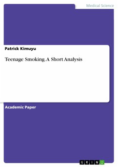 Teenage Smoking. A Short Analysis (eBook, PDF)