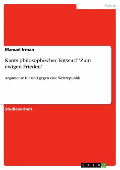 Kants philosophischer Entwurf "Zum ewigen Frieden" (eBook, ePUB)