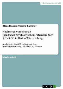 Nachsorge von ehemals forensisch-psychiatrischen Patienten nach § 63 StGB in Baden-Württemberg (eBook, ePUB)