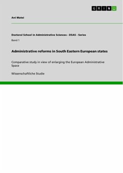Administrative reforms in South Eastern European states (eBook, ePUB) Cover Administrative reforms in South Eastern European states (eBook, ePUB)