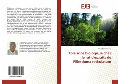 Cover Tolérance biologique chez le rat d'extraits de Piliostigma reticulatum