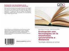 Evaluación uso tecnologías en la enseñanza universitaria a distancia - Navarro Fernández, Javier;Carmena Yáñez, Emilia