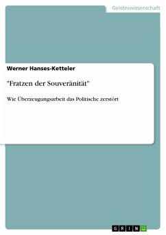 "Fratzen der Souveränität" (eBook, ePUB)