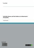 Kritische Theorie und die Studien zur Authoritarian Personality (eBook, ePUB)
