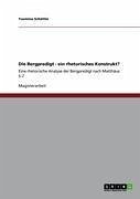 Die Bergpredigt - ein rhetorisches Konstrukt? (eBook, ePUB)