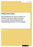 Besonderheiten bei der Investition in Erbbaurechte gewerblich genutzter Grundstücke durch professionelle Immobilieninvestoren in Deutschland (eBook, PDF)
