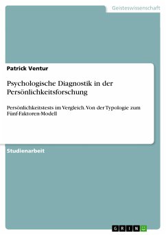 Psychologische Diagnostik in der Persönlichkeitsforschung (eBook, PDF)