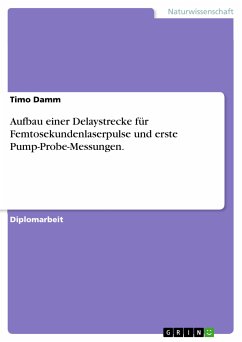 Aufbau einer Delaystrecke für Femtosekundenlaserpulse und erste Pump-Probe-Messungen. (eBook, ePUB)