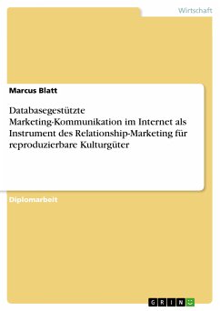 Databasegestützte Marketing-Kommunikation im Internet als Instrument des Relationship-Marketing für reproduzierbare Kulturgüter (eBook, ePUB)