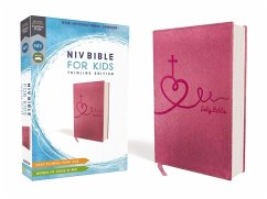 Niv, Bible for Kids, Leathersoft, Pink, Red Letter, Comfort Print - Zondervan