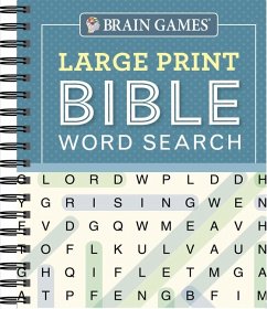 Brain Games - Large Print Bible Word Search (Blue) - Publications International Ltd; Brain Games