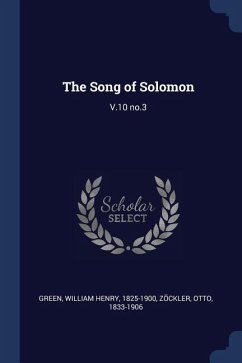 The Song of Solomon: V.10 no.3
