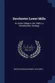 Dorchester Lower Mills: An Urban Village in the 1980's: a Revitalization Strategy
