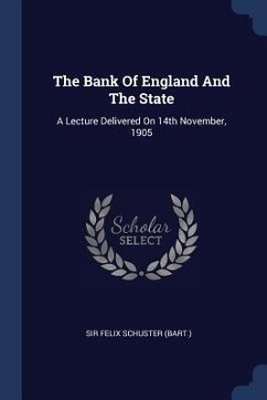 Cover The Bank Of England And The State