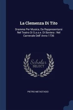 La Clemenza Di Tito - Metastasio, Pietro