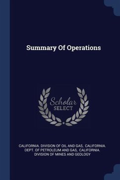 Summary Of Operations